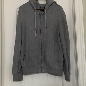 Roots wool blend zipper hoodie